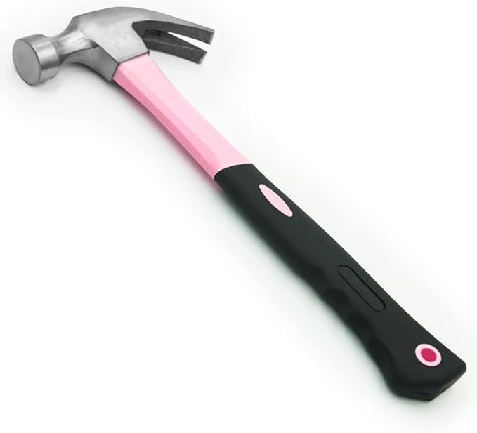 Martillo Rosa de 16 oz marca Pink Power